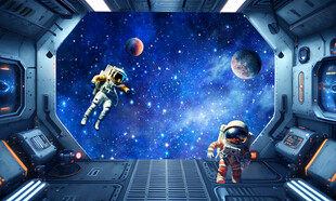 宇宙星空太空舱