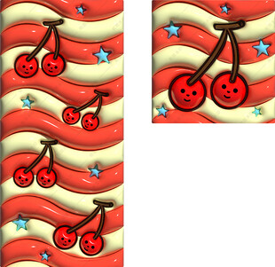 水果膨胀风手机壁纸