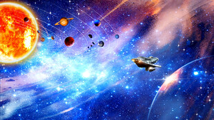 宇宙星空太阳系