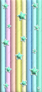 3D彩虹星空手机背景