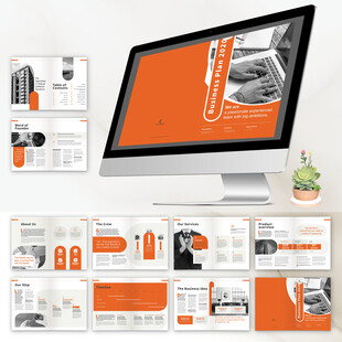 商务画册ID设计模板