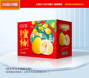 柚子包装 蜜柚礼盒