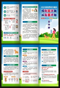 2024年世界狂犬病日三折页