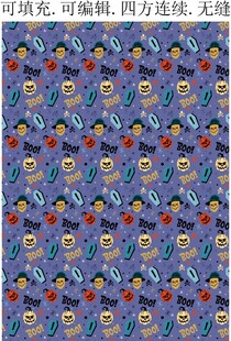 万圣节卡通图案 