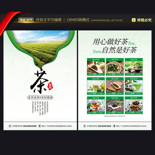 茶宣传单