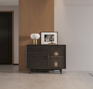 复古直播间背景墙