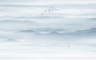 水墨意境山水画