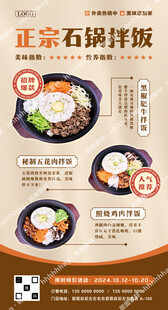 石锅拌饭展板