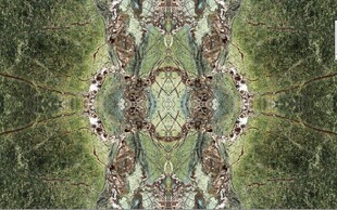 绿色欧式拼花大理石石纹