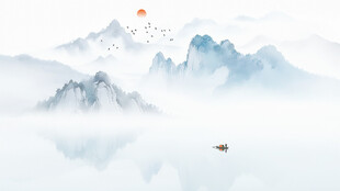 新中式禅意山水