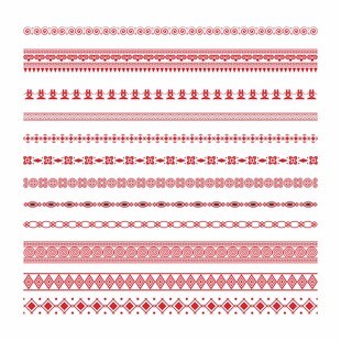 中式花边 彝族花边