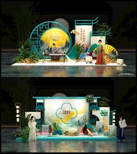 中国风美陈DP打卡点