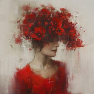 抽象美女油画素材-抽象美女油画图片-抽象美女油画设计模板-昵图网