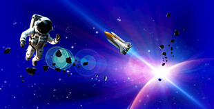 宇宙星空太空陨石