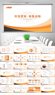 创意翻页商务年终工作总结