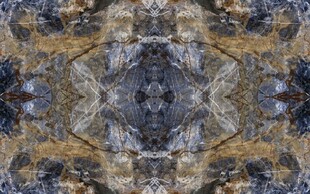 蓝色欧式拼花大理石石纹