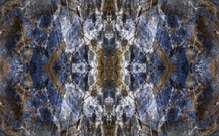 蓝色欧式拼花大理石石纹