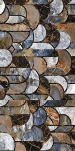 棕色欧式拼花大理石石纹