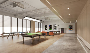 会所休闲区效果图