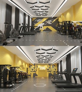 现代健身房