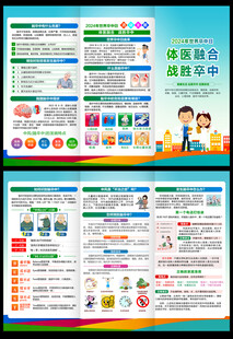 2024卒中日三折页