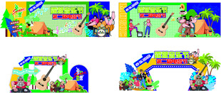 电音音乐节美陈设计