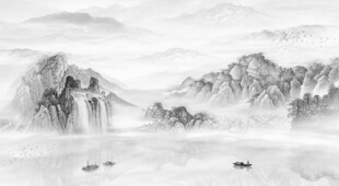 水墨山水画