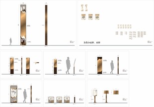 楼盘导视标牌设计