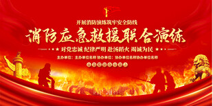 消防应急救援演练背景