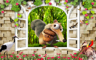 创意电视背景墙