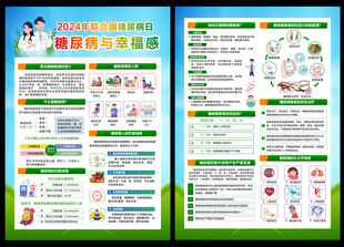 糖尿病日宣传单