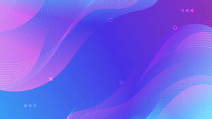 紫色渐变波浪抽象背景