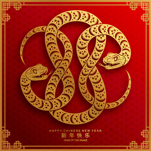 蛇年纹理图片
