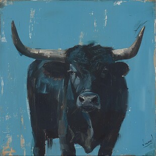 油画牛素材-油画牛图片-油画牛设计模板-昵图网