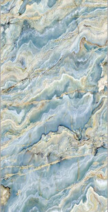 高清蓝色大理石石纹