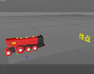 立体火车海报展架3d折页 