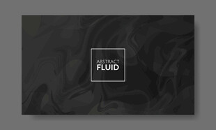 黑色酸性流体矢量背景图