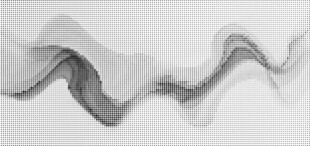 渐变圆点飘带丝带镂空图案