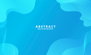 蓝色曲线矢量背景