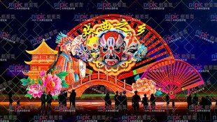 戏曲彩灯