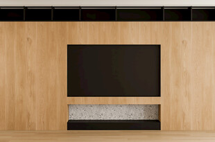 现代电视墙布壁画背景场景图