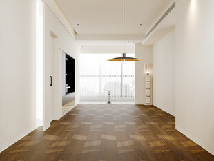 现代客厅空场景