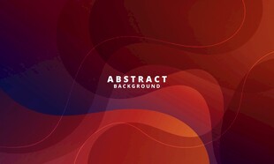 暗红色波浪矢量背景