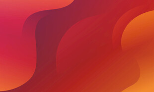 橙色几何抽象矢量背景