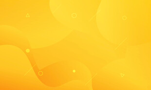 黄色波浪抽闲矢量背景