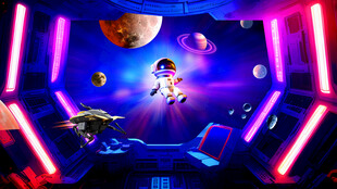 科幻星空主题背景墙