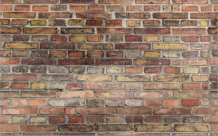 高清红砖砖墙背景墙