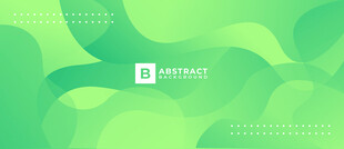 绿色渐变抽象矢量背景