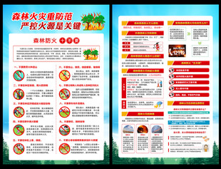 森林防火宣传单