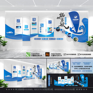 帆船企业文化墙